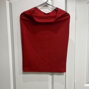 EUC LulaRoe orange tube skirt